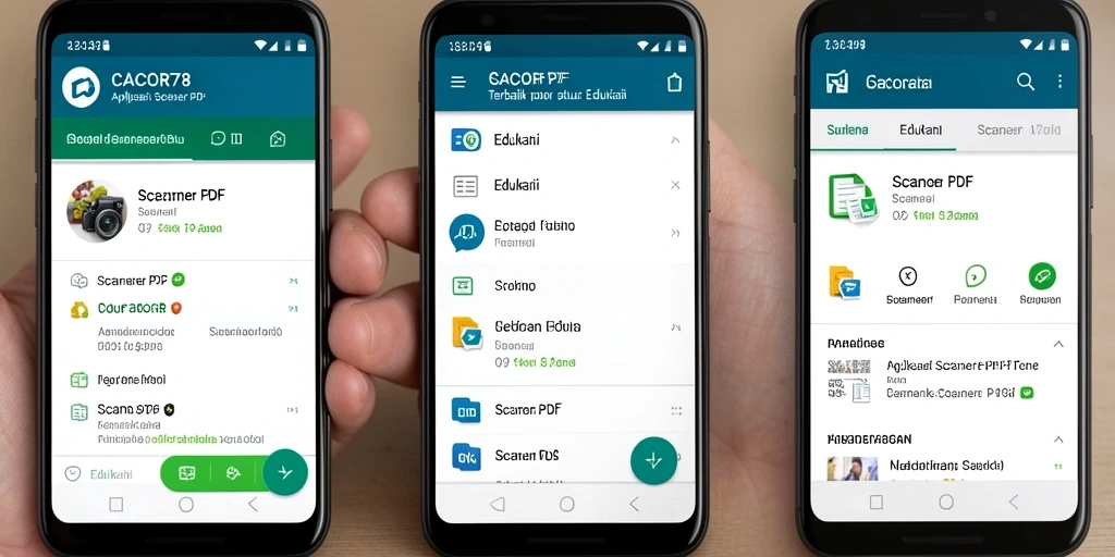 Antarmuka CACOR78 yang intuitif untuk pemindaian PDF.