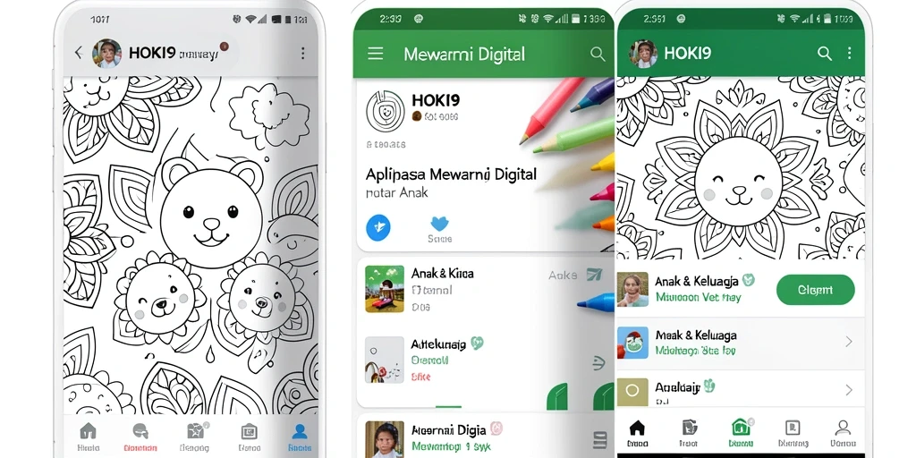 Tampilan antarmuka HOKI9 yang user-friendly untuk mewarnai digital.