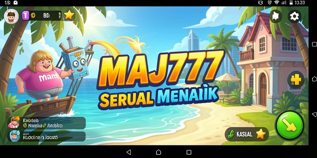Antarmuka menarik dan mudah digunakan dalam MAJ777.