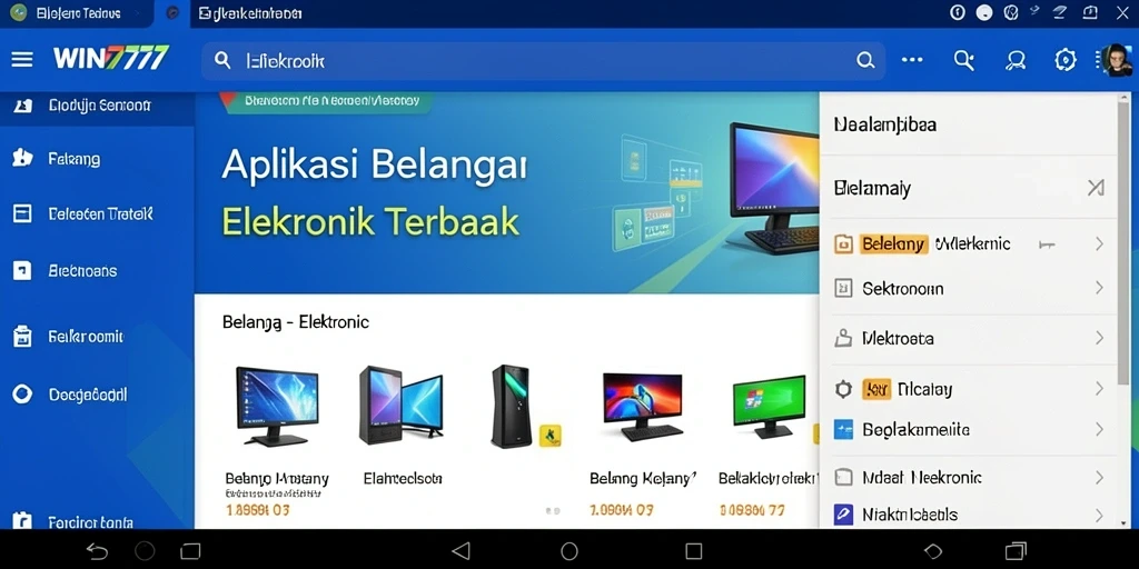 Tampilan antarmuka aplikasi WIN777 yang menarik dan fungsional.