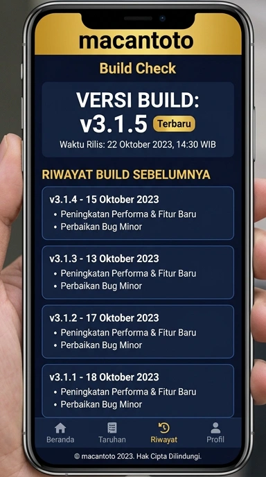 Riwayat Versi Aplikasi macantoto untuk Android